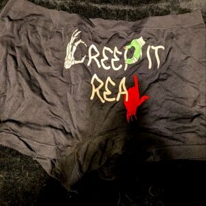 Torrid Black Halloween Boyshorts